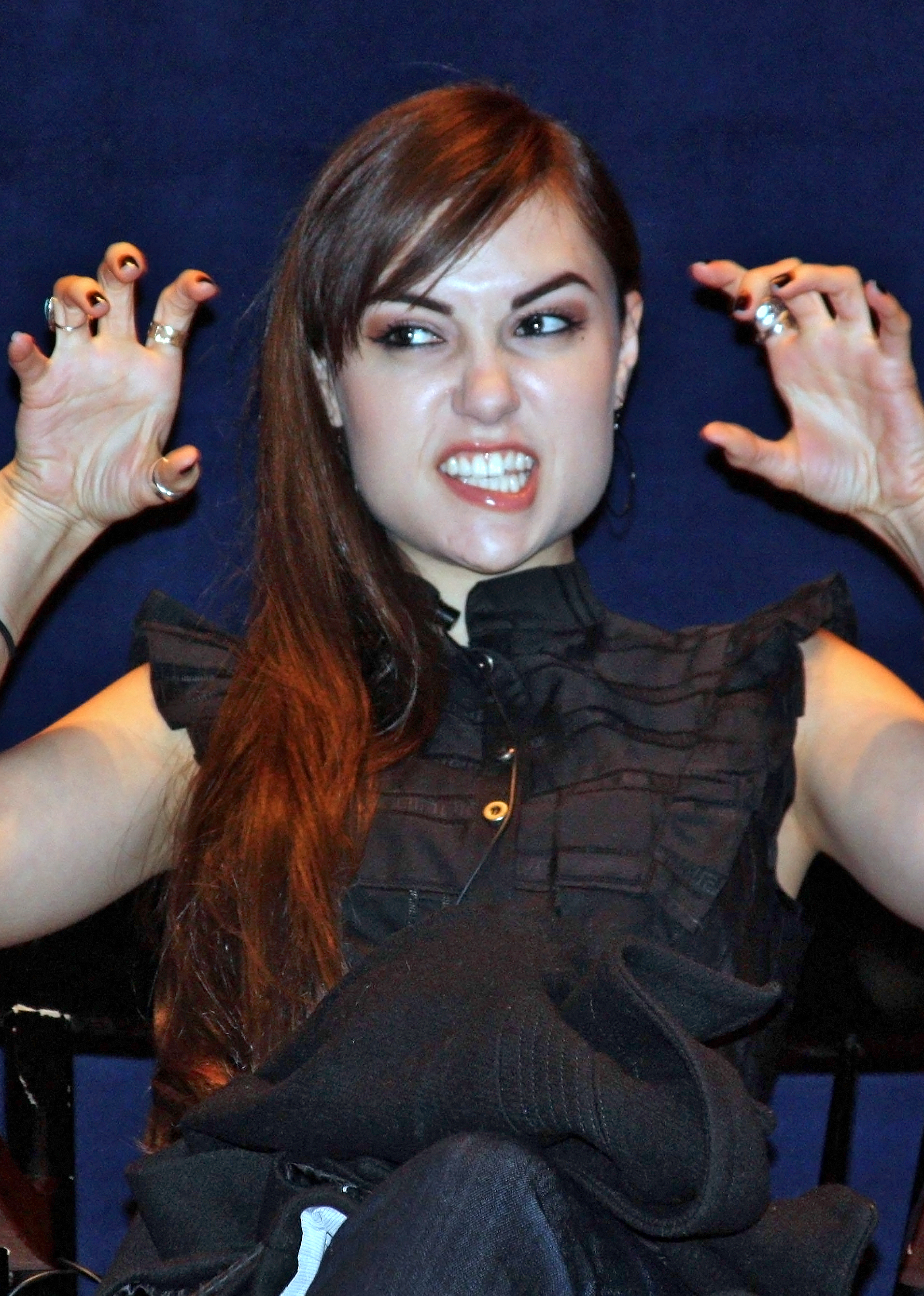 Sasha Grey during a public interview