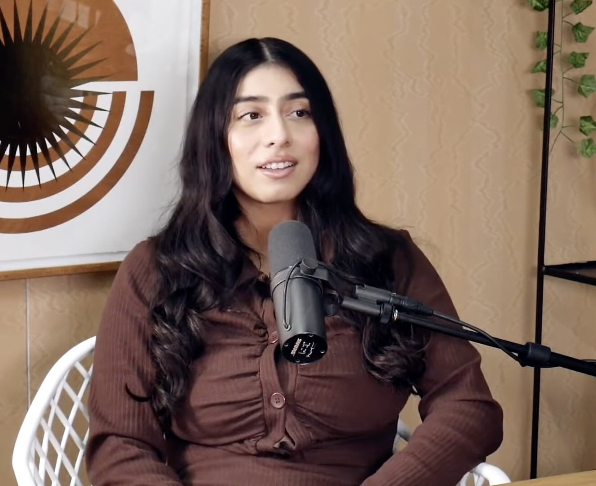 Violet Myers in a safe-for-work interview portrait